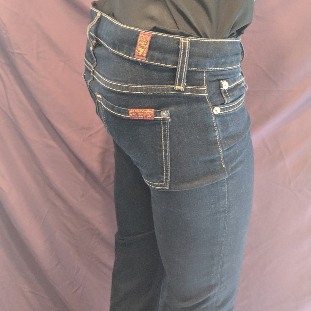 7 for all Mankind | skinny bootcut dark wash | 26 - Picture 1 of 8